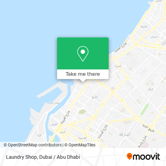 Laundry Shop map