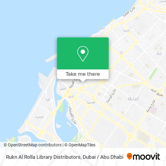 Rukn Al Rolla Library Distributors map