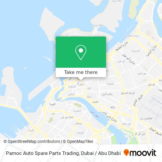 Pamoc Auto Spare Parts Trading map