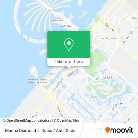 Marina Diamond 5 map