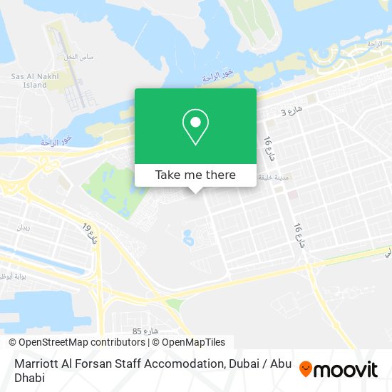 Marriott Al Forsan Staff Accomodation map