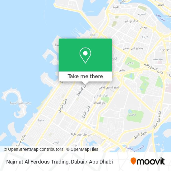 Najmat Al Ferdous Trading map