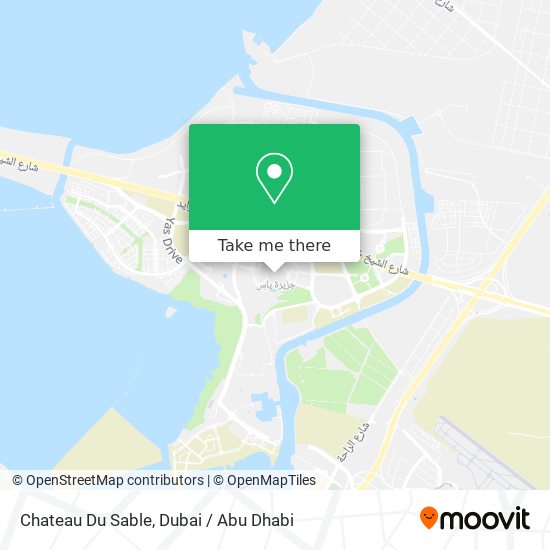 Chateau Du Sable map