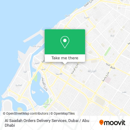 Al Saadah Orders Delivery Services map