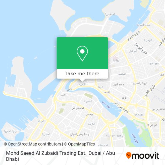 Mohd Saeed Al Zubaidi Trading Est. map