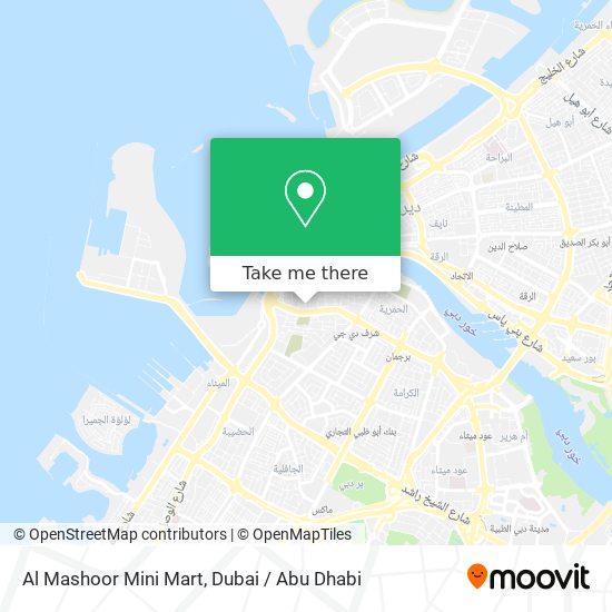 Al Mashoor Mini Mart map