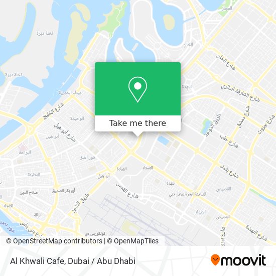 Al Khwali Cafe map