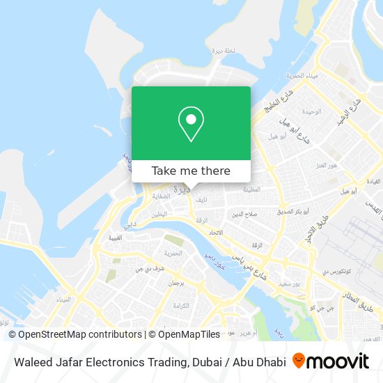 Waleed Jafar Electronics Trading map