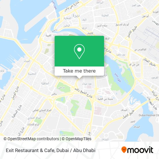 Exit Restaurant & Cafe map