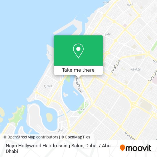 Najm Hollywood Hairdressing Salon map