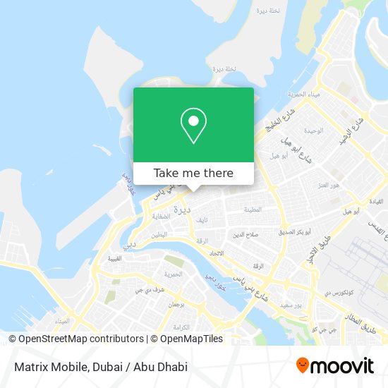 Matrix Mobile map