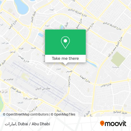 امارات map