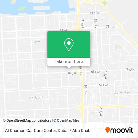 Al Dhaman Car Care Center map