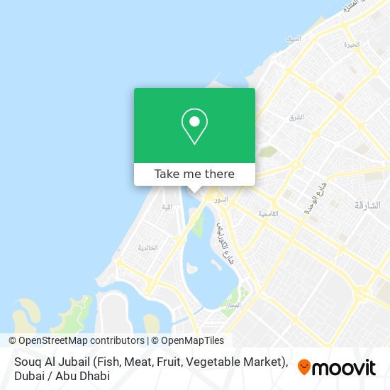 Souq Al Jubail (Fish, Meat, Fruit, Vegetable Market) map