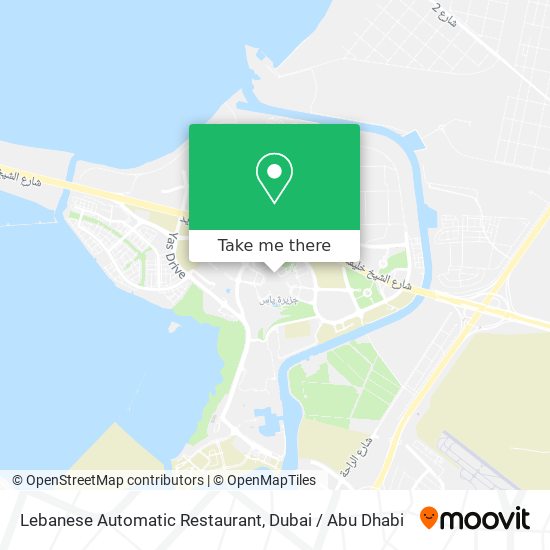 Lebanese Automatic Restaurant map