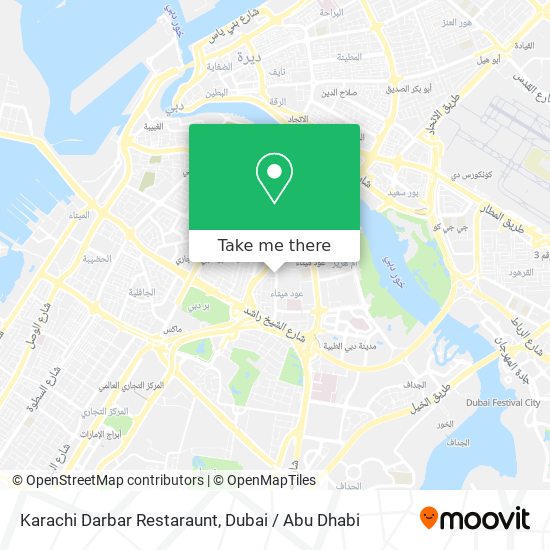 Karachi Darbar Restaraunt map