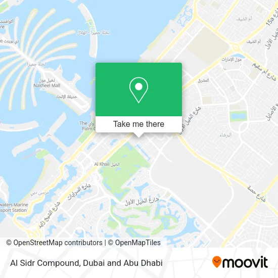 Al Sidr Compound map