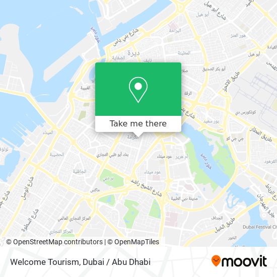 Welcome Tourism map