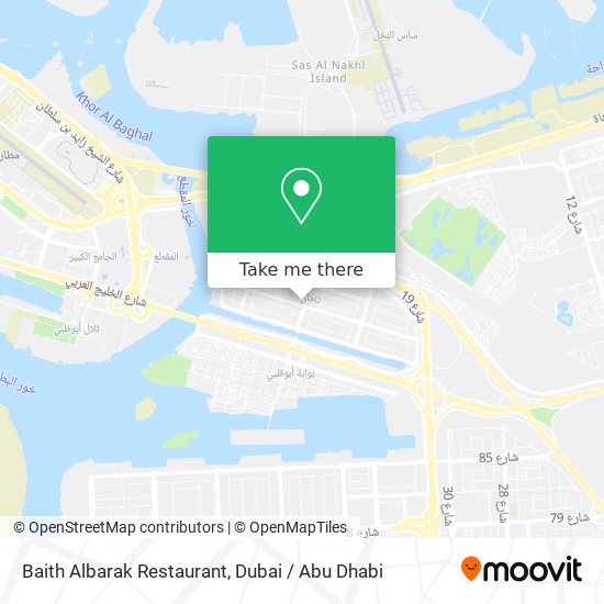 Baith Albarak Restaurant map