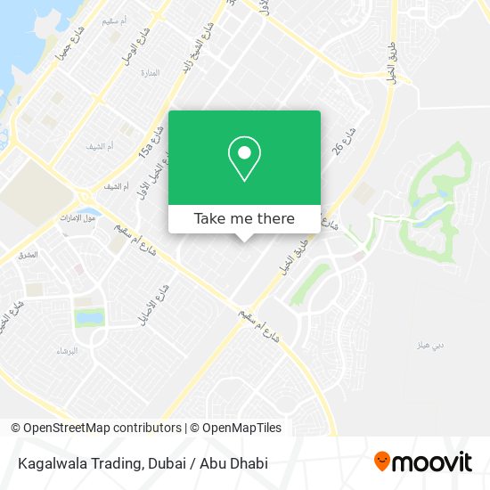 Kagalwala Trading map