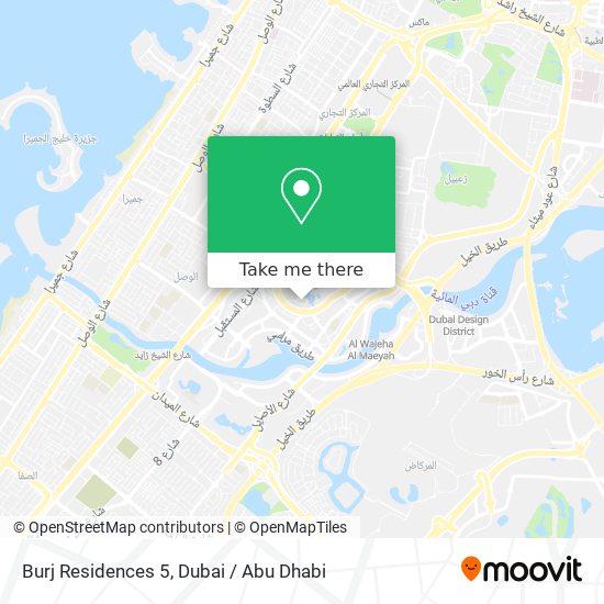 Burj Residences 5 map