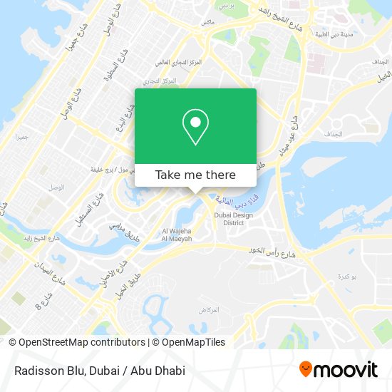 Radisson Blu map