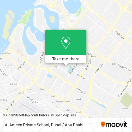 Al Ameen Private School map