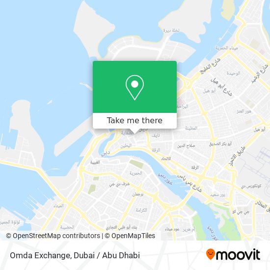 Omda Exchange map