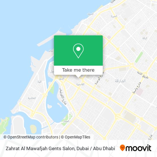 Zahrat Al Mawafjah Gents Salon map