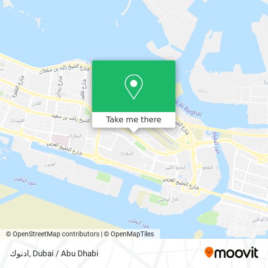 ادنوك map