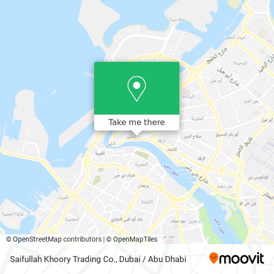 Saifullah Khoory Trading Co. map