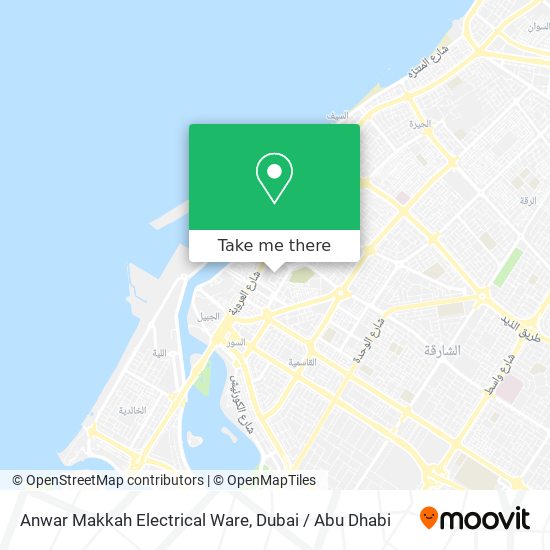 Anwar Makkah Electrical Ware map