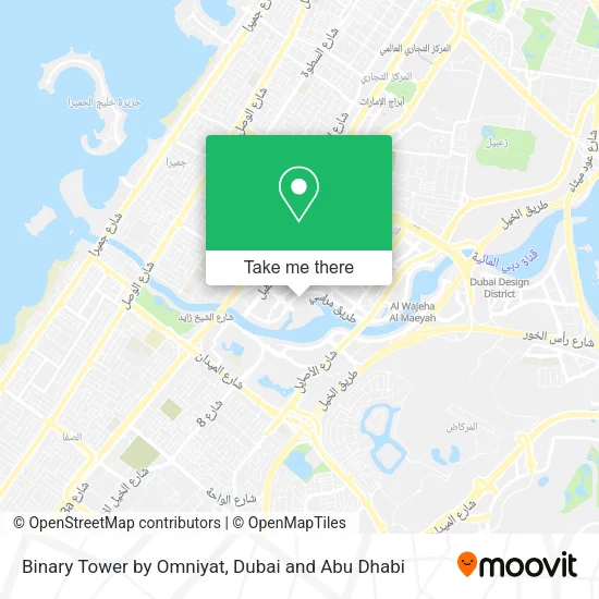 Binary Tower by Omniyat map