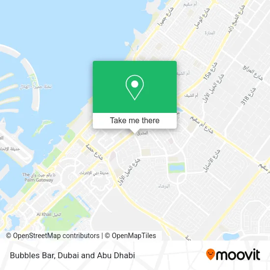 Bubbles Bar map
