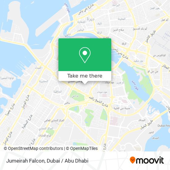 Jumeirah Falcon map