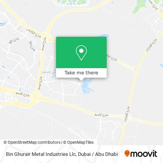 Bin Ghurair Metal Industries Llc map