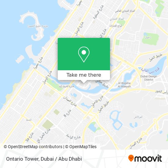 Ontario Tower map