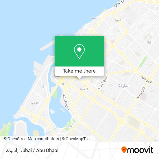 ادنوك map