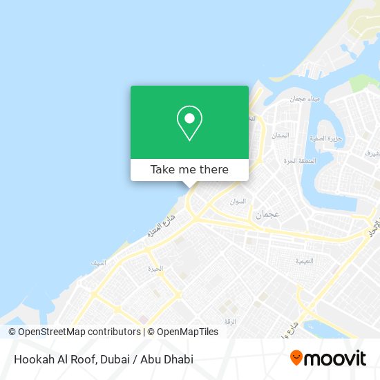 Hookah Al Roof map