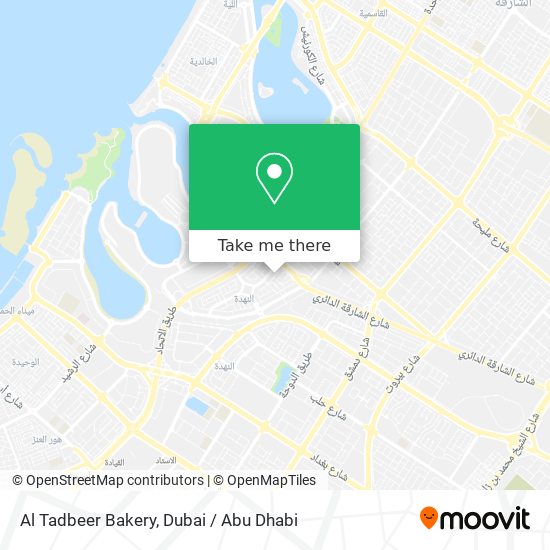 Al Tadbeer Bakery map