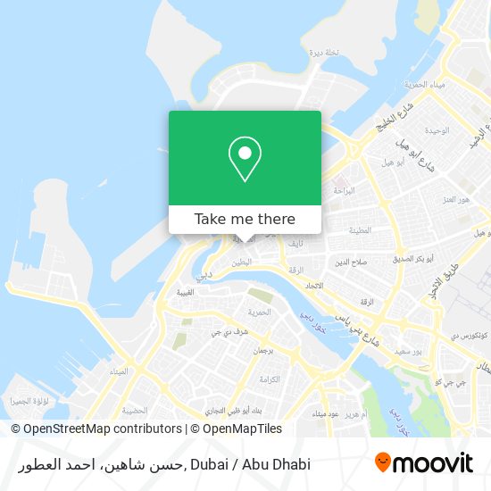 حسن شاهين، احمد العطور map