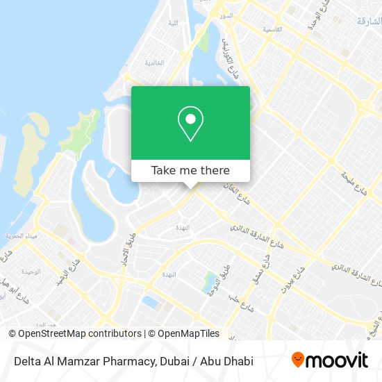 Delta Al Mamzar Pharmacy map