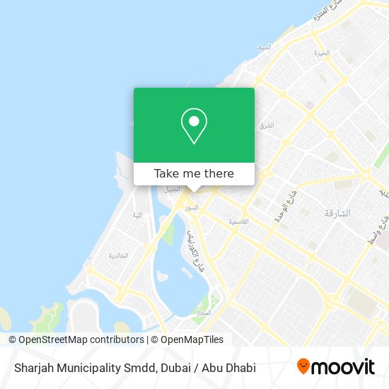 Sharjah Municipality Smdd map
