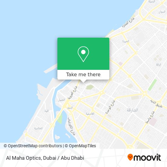 Al Maha Optics map