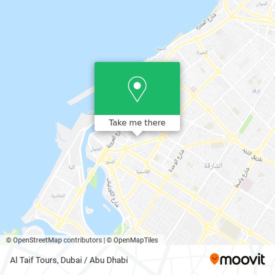 Al Taif Tours map