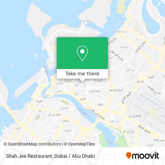 Shah Jee Restaurant map