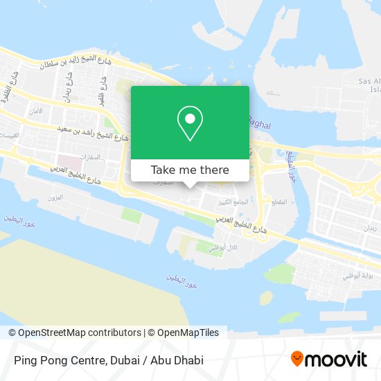 Ping Pong Centre map