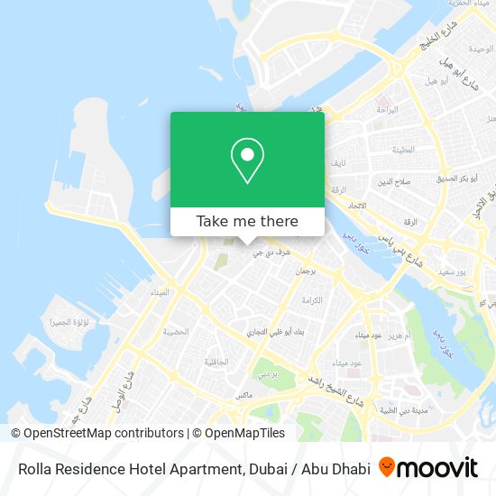 Rolla Residence Hotel Apartment map