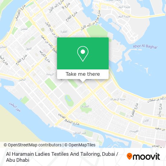 Al Haramain Ladies Textiles And Tailoring map