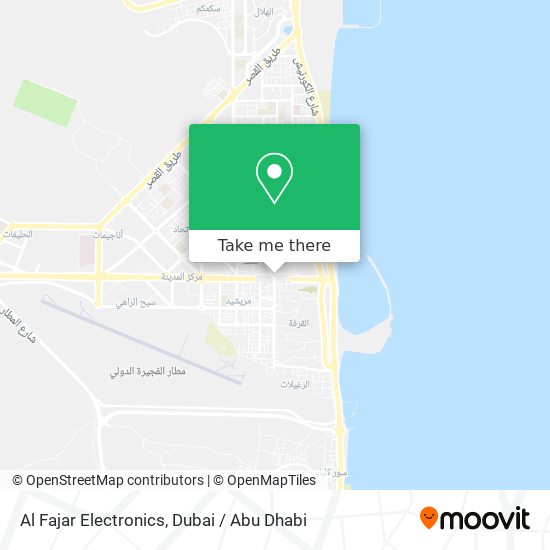 Al Fajar Electronics map